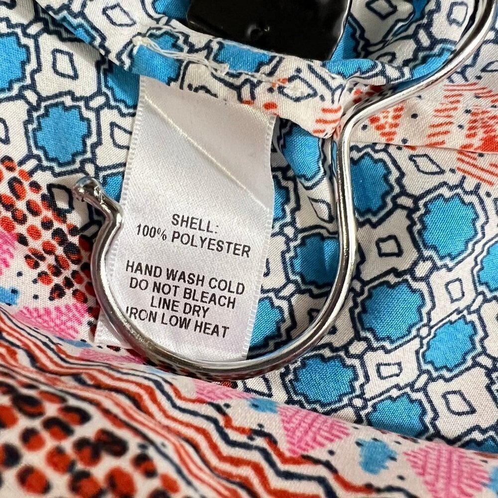 Lulus Maxin' Relaxin' Multi Print Maxi Dress Size Small NWT - Picture 8 of 10